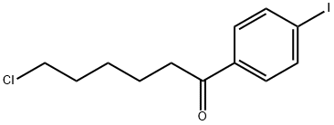 6-氯-1-(4-碘苯基)己-1-酮 结构式