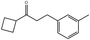 CYCLOBUTYL 2-(3-METHYLPHENYL)ETHYL KETONE 结构式