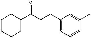 CYCLOHEXYL 2-(3-METHYLPHENYL)ETHYL KETONE 结构式