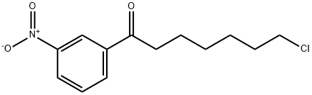 7-氯-1-(3-硝基苯基)庚-1-酮 结构式