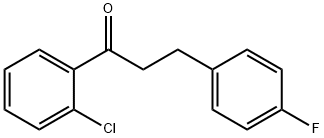 2'-CHLORO-3-(4-FLUOROPHENYL)PROPIOPHENONE 结构式