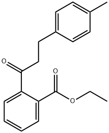 2'-CARBOETHOXY-3-(4-METHYLPHENYL)PROPIOPHENONE 结构式