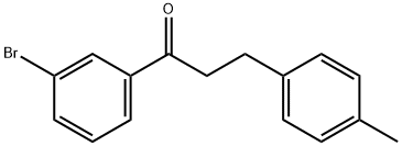 3'-BROMO-3-(4-METHYLPHENYL)PROPIOPHENONE 结构式