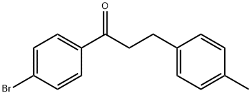 4'-BROMO-3-(4-METHYLPHENYL)PROPIOPHENONE 结构式