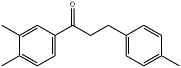 3',4'-DIMETHYL-3-(4-METHYLPHENYL)PROPIOPHENONE 结构式