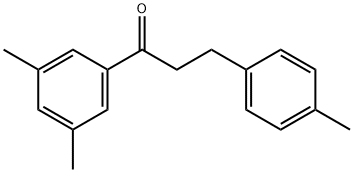 1-(3,5-二甲基苯基)-3-(对甲苯基)丙-1-酮 结构式