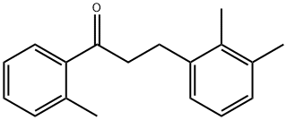 3-(2,3-DIMETHYLPHENYL)-2'-METHYLPROPIOPHENONE 结构式