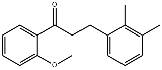 3-(2,3-DIMETHYLPHENYL)-2'-METHOXYPROPIOPHENONE 结构式