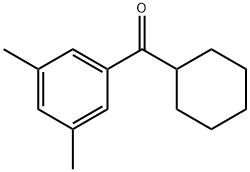 环己基(3,5-二甲基苯基)甲酮 结构式