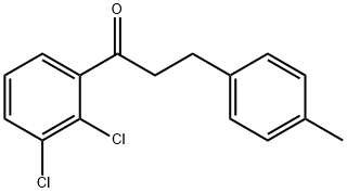 2',3'-DICHLORO-3-(4-METHYLPHENYL)PROPIOPHENONE 结构式