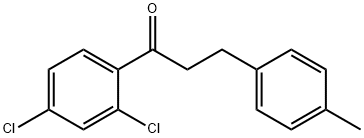 2',4'-DICHLORO-3-(4-METHYLPHENYL)PROPIOPHENONE 结构式