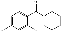 CYCLOHEXYL 2,4-DICHLOROPHENYL KETONE 结构式