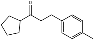 CYCLOPENTYL 2-(4-METHYLPHENYL)ETHYL KETONE 结构式