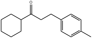 CYCLOHEXYL 2-(4-METHYLPHENYL)ETHYL KETONE 结构式