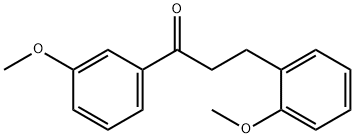 3'-METHOXY-3-(2-METHOXYPHENYL)PROPIOPHENONE 结构式