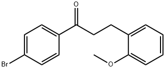 4'-BROMO-3-(2-METHOXYPHENYL)PROPIOPHENONE 结构式