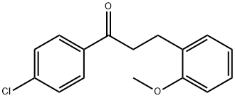 4'-CHLORO-3-(2-METHOXYPHENYL)PROPIOPHENONE 结构式