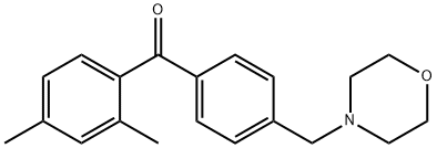 2,4-DIMETHYL-4'-MORPHOLINOMETHYL BENZOPHENONE 结构式