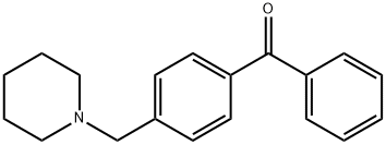 4-(PIPERIDINOMETHYL)BENZOPHENONE 结构式