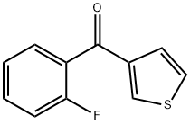 3-(2-FLUOROBENZOYL)THIOPHENE 结构式