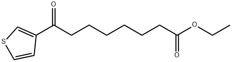 ETHYL 8-OXO-8-(3-THIENYL)OCTANOATE 结构式