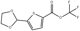 1-(5-(1,3-二氧戊环-2-基)噻吩-2-基)-2,2,2-三氟乙-1-酮 结构式