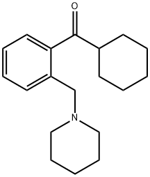 CYCLOHEXYL 2-(PIPERIDINOMETHYL)PHENYL KETONE 结构式