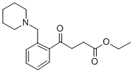 ETHYL 4-OXO-4-[2-(PIPERIDINOMETHYL)PHENYL]BUTYRATE 结构式