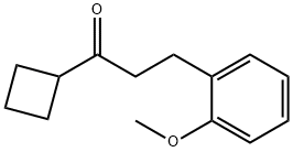 CYCLOBUTYL 2-(2-METHOXYPHENYL)ETHYL KETONE 结构式