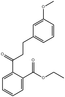 2'-CARBOETHOXY-3-(3-METHOXYPHENYL)PROPIOPHENONE 结构式