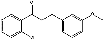 2'-CHLORO-3-(3-METHOXYPHENYL)PROPIOPHENONE 结构式