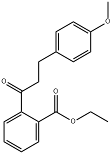 2'-CARBOETHOXY-3-(4-METHOXYPHENYL)PROPIOPHENONE 结构式