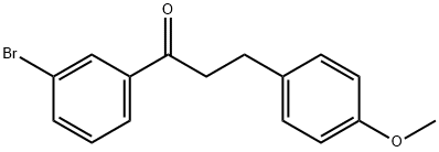 3'-BROMO-3-(4-METHOXYPHENYL)PROPIOPHENONE 结构式