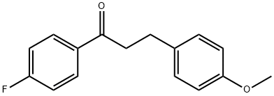 4'-FLUORO-3-(4-METHOXYPHENYL)PROPIOPHENONE 结构式