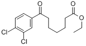 ETHYL 7-(3,4-DICHLOROPHENYL)-7-OXOHEPTANOATE 结构式