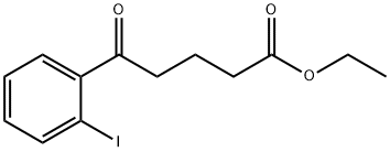 ETHYL 5-(2-IODOPHENYL)-5-OXOVALERATE 结构式