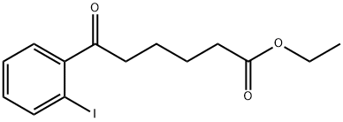 ETHYL 6-(2-IODOPHENYL)-6-OXOHEXANOATE 结构式
