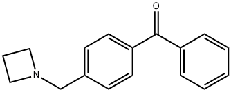 4-(AZETIDINOMETHYL) BENZOPHENONE 结构式