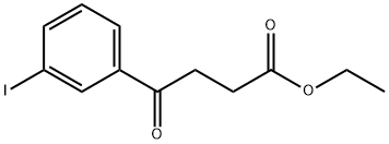 ETHYL 4-(3-IODOPHENYL)-4-OXOBUTYRATE 结构式