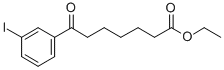 ETHYL 7-(3-IODOPHENYL)-7-OXOHEPTANOATE 结构式
