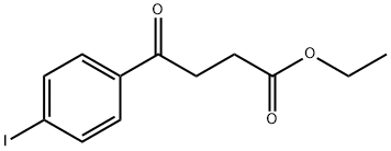 4-(4-碘苯基)-4-氧代丁酸乙酯 结构式