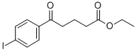 ETHYL 5-(4-IODOPHENYL)-5-OXOVALERATE 结构式