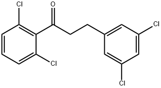 3-(3,5-DICHLOROPHENYL)-2',6'-DICHLOROPROPIOPHENONE 结构式