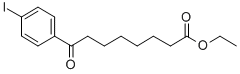 ETHYL 8-(4-IODOPHENYL)-8-OXOOCTANOATE 结构式