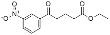 ETHYL 5-(3-NITROPHENYL)-5-OXOVALERATE 结构式