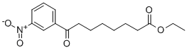 ETHYL 8-(3-NITROPHENYL)-8-OXOOCTANOATE 结构式