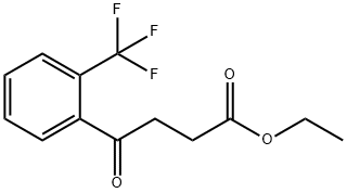 ETHYL 4-OXO-4-(2-TRIFLUOROMETHYLPHENYL)BUTYRATE 结构式