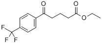 5-氧代-5-(4-(三氟甲基)苯基)戊酸乙酯 结构式