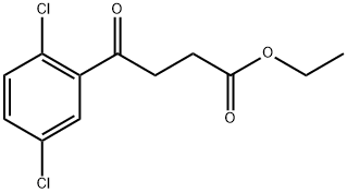 ETHYL 4-(2,5-DICHLOROPHENYL)-4-OXOBUTYRATE 结构式