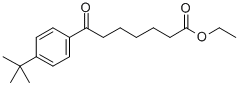 ETHYL 7-(4-T-BUTYLPHENYL)-7-OXOHEPTANOATE 结构式